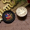 Christmas Series Wax Seal Brass Stamp Head AJEW-M037-01G-10-1
