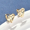 Brass Hoop Earrings EJEW-D320-10G-1