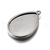 304 Stainless Steel Pendant Cabochon Settings STAS-S181-02P-A-2