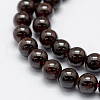 Natural Garnet Beads Strands X-G-P322-25-6mm-3