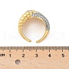 Brass Micro Pave Cubic Zirconia Rings RJEW-D307-04G-B-3