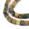 Natural Verdite Stone Beads Strands G-T140-47B-3