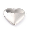Non-Tarnish 316 Stainless Steel Locket Pendants STAS-L258-002P-1