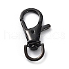 Ion Plating(IP) 304 Stainless Steel Swivel Lobster Claw Clasps STAS-I117-01B-01-1