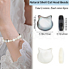 Beebeecraft 30Pcs 2 Styles Natural Mixed Shell Beads SSHEL-BBC0001-04-2