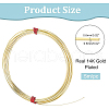 Brass Wire FIND-WH0116-23A-01-2