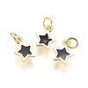 Enamel Brass Charms KK-G364-18G-02-1