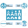 Acrylic Earring Handwork Template DIY-WH0359-042-4