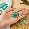 20Pcs Synthetic Turquoise Graduated Spike Beads G-TA0001-44-5