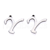 Tarnish Resistant 201 Stainless Steel Charms STAS-R105-Y-1