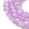 Crackle Glass Beads Strands GLAA-U001-4mm-04-3