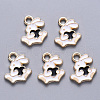 Alloy Enamel Charms X-ENAM-S121-117C-2