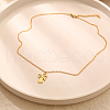 Stainless Steel Mother Child Silhouette Mama Pendant Necklaces for Women WI4645-1-4
