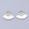 Polycotton(Polyester Cotton) Tassel Pendants Decorations FIND-S302-11O-2