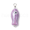 Handmade Porcelain Pendants PALLOY-JF03803-3