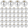 Beebeecraft Round 925 Sterling Silver Beads STER-BBC0005-39E-1