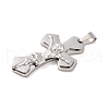 Non-Tarnish 304 Stainless Steel Pendants STAS-Z080-03P-2