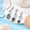 Spiral Shell Pendant Decooration HJEW-JM01937-2