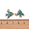 304 Stainless Steel Enamel Pendants STAS-Q363-01A-G-3