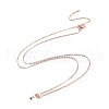 925 Sterling Silver Cable Chains Necklace Making STER-I021-06RG-1