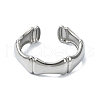 304 Stainless Steel Open Cuff Rings RJEW-M019-37P-2