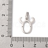 925 Sterling Silver Micro Pave Clear Cubic Zirconia Pendants STER-H117-01P-02-3