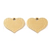 Ion Plating(IP) 304 Stainless Steel Pendants STAS-I309-03G-1
