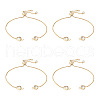 Rack Plating Adjustable Brass Slider Bracelets YS-TAC0001-13G-1