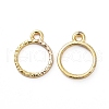 Zinc Alloy Open Back Bezel Pendants PALLOY-E577-10G-1