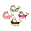 Alloy Enamel Pendants ENAM-K064-01-1
