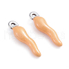 304 Stainless Steel Pendants STAS-I148-02P-08-1