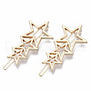 Alloy Hollow Geometric Hair Pin X-PHAR-N005-006G-1