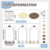 BENECREAT 12Pcs Glass Dome Cloche Cover DJEW-BC0001-21-2