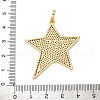 Brass Micro Pave Cubic Zirconia Pendants KK-U076-09G-3