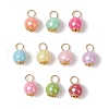 Opaque Acrylic Pendants PALLOY-JF03537-01-1