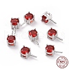 Rhodium Plated 925 Sterling Silver Peg Bails STER-D035-47P-03-4