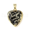 Brass Pendants KK-V007-011G-01-1