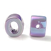 UV Plating Rainbow Iridescent Acrylic Beads OACR-C012-01B-3