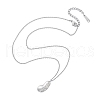 304 Stainless Steel Pendant Necklace NJEW-K255-23P-4