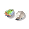 Glass Rhinestone Cabochons RGLA-L029-04A-SPLA-2