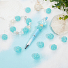 SUNNYCLUE 40Pcs Resin Rhinestone Beads RESI-SC0003-14D-4