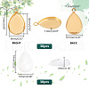   DIY Blank Teardrop Pendant Making Kit DIY-PH0020-88-2