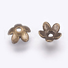 Tibetan Style Alloy Bead Caps MLF1225Y-NF-2