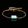 Natural Amazonite Link Bracelets PW-WG12151-08-1