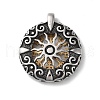 Ion Plating(IP) 304 Stainless Steel Pendants STAS-D014-20AS-1