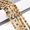 Natural Yellow Opal Beads Strands G-T140-75D-1