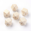 Unfinished Wood Beads WOOD-S037-107-20mm-1