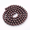 Glass Pearl Beads Strands X-HY-10D-B40-1