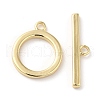 Brass Toggle Clasps KK-E057-09G-1