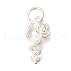 925 Sterling Silver Pendants STER-F059-08S-1